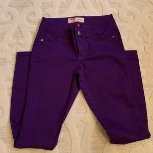 NEW LEI purple jeans NWOT